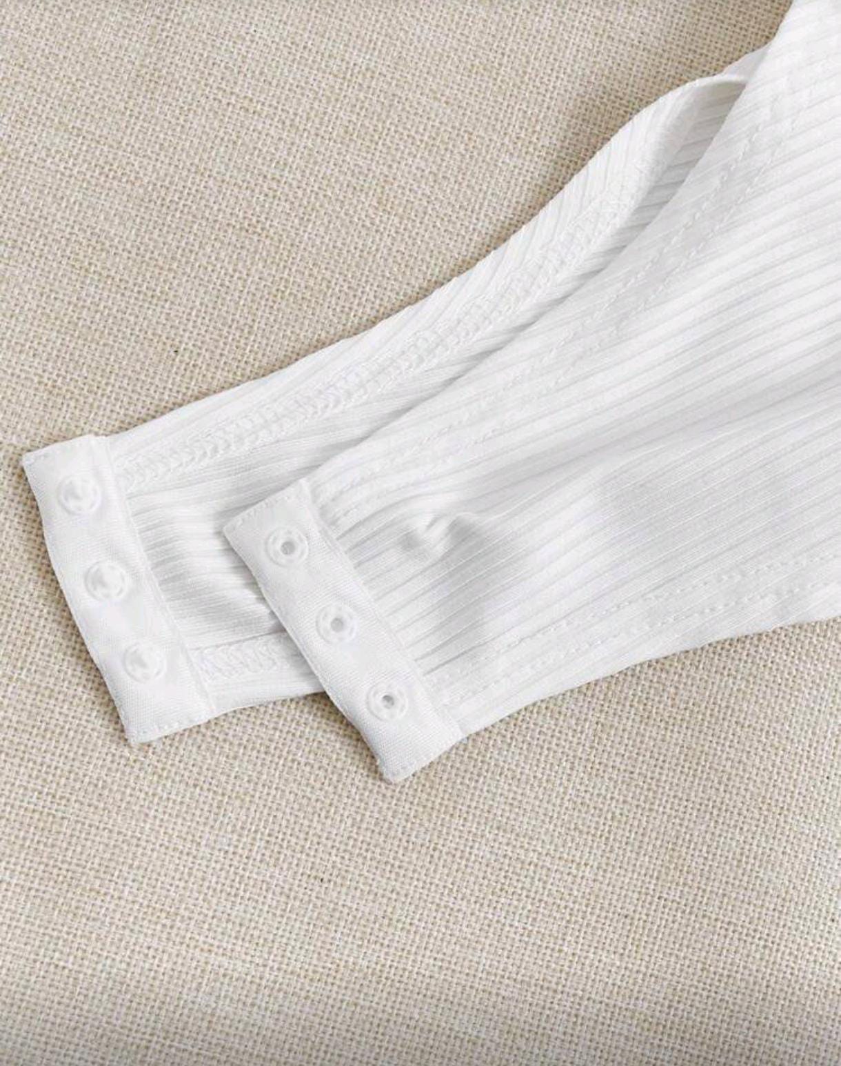 Body Manga Corta Cuello Redondo - Talla M